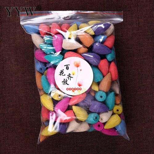 Approx 300pcs/Bag Natural Sandalwood Backflow Incense Indoor Tower Aroma Purifying Freshener Incence Cones For Incense Burner