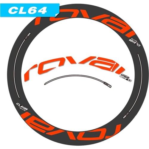 ROVAL CL64 sticker road wheel set carbon knife ring bicycle sticker color change custom reflective waterproof lightning