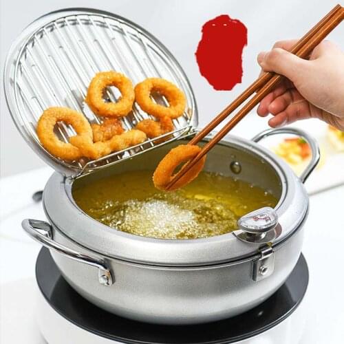 Japanese Tempura Fryer Household Small Mini Fryer Gas Gas Temperature Control and Fuel-Efficient Japanese Small Deep Fryer