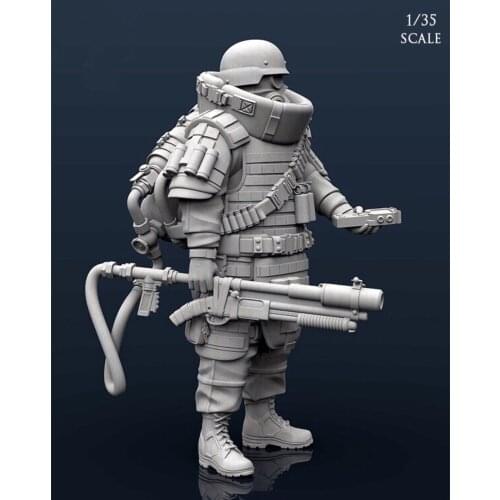 1/35 Resin Model Figure GK, Unassembled and unpainted kit