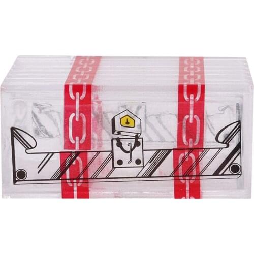 1Pcs Hot Funny Magic Toys Transparent Magic Box That Cannot Be Opened Pranks Jokes Game Toys Close-up Stage Magic Tricks Toys