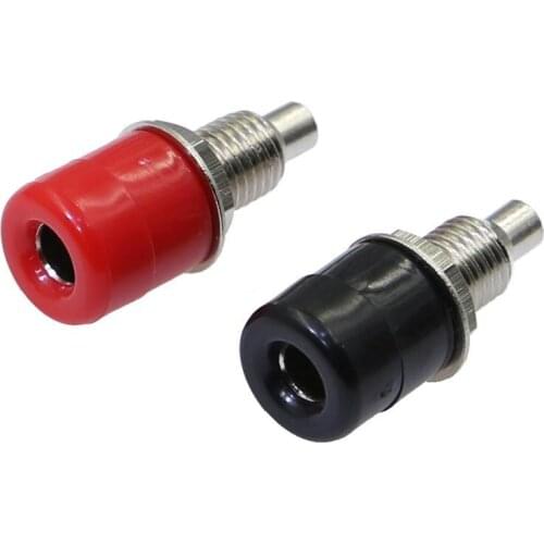 10pcs Copper Binding Post 8mm Banana Socket For 4mm Banana Plug Test Cable BS4247