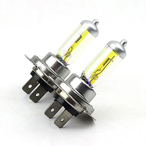 2 Pcs 12V 55W Car Super Bright H7 Xenon Halogen Front Headlight Light Bulbs Lamp 12V High Power Car Headlights Lamp Car Lights