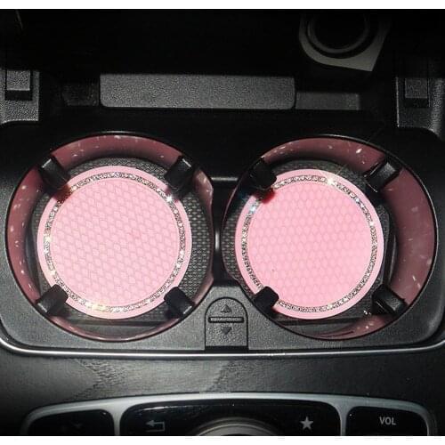 Car Coaster Water Cup Bottle Holder Anti-slip Pad Mat Silica Gel For Interior Decoration Car Styling Accessories