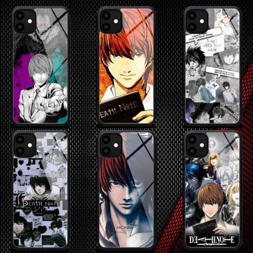 Anime Death Note Phone Case Rubber for iPhone 12 11 Pro Max XS 8 7 6 6S Plus X 5S SE 2020 XR 12Mini case