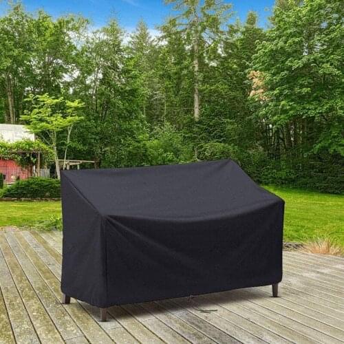 Patio Seat Cover,Outdoor Loveseat Bench Cover,Durable Waterproof Patio Furniture Sofa Cover(2-Seater: 52.7X26X35 inch)