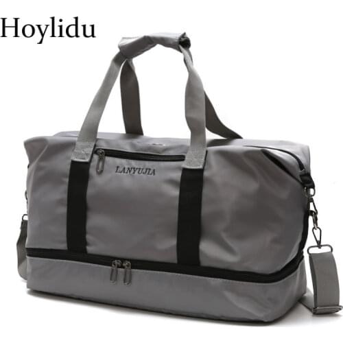 Large Capacity Travel Bag for Men and Women Short Trip Luggage Shoulder Crossbody Bags Female Fashion Travel Duffle Fitness Bag