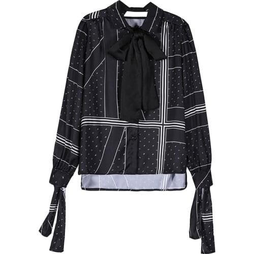 Elegant Spring Fall Womens Tops And Blouses Vintage Plus Size Women Clothes Black Shirt Tunikacamisas Ropa Mujer Kimono