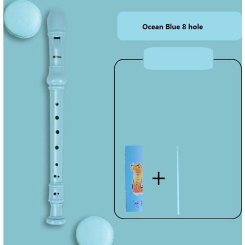 Chinese Recorder gaita 8 hole Soprano Germanic vertical flute C Key Music Instruments Clarinet flauta dulce funda flauta dulc