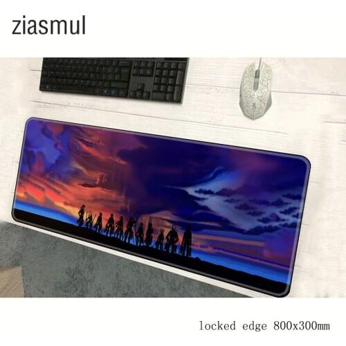 Attack on titan padmouse 800x300mm pad to mouse notbook computer mousepad HD print gaming mouse pad gamer to laptop mouse mats