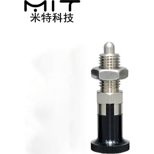 M6 Index Plunger Pin Spring Plunger knob Self-Locking Position Type Indexing Plungers Pin Fine Thread in stock