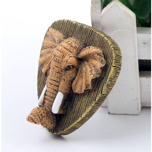 3D Realistic Resin Elephant design Fridges Magnets Cute Flexible Fridge Magnets Cute Toys Promotional Gifts
