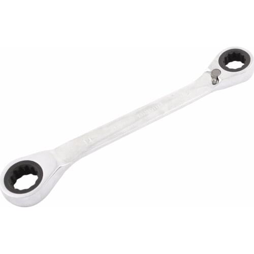 1PC 8-19Double ring Quick Reversing Combination Ratchet Wrench Set Metal Ratcheting Socket Spanners Auto Repair Hand Home Tools