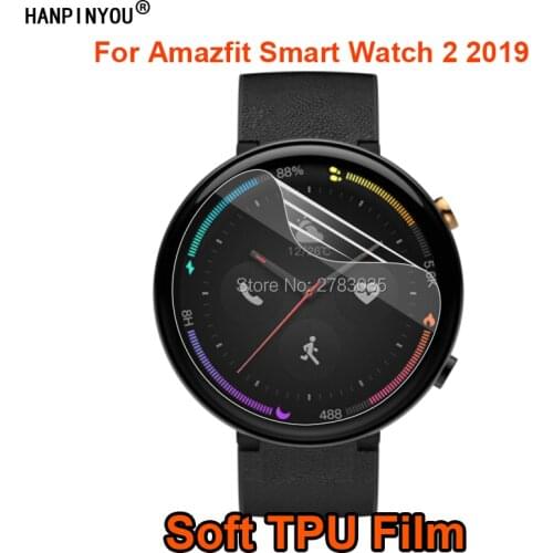 For Xiaomi Huami Amazfit Smart Watch 2 2019 New Clear Soft TPU Film Screen Protector (Not Tempered Glass)