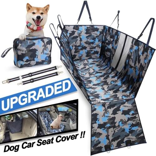 New Detachable Anti-dirty and Waterproof Rear Seat Car Mat for Pet Dogs Dog Car Seat Cover Pet Dog Cat Carrier dog stuff