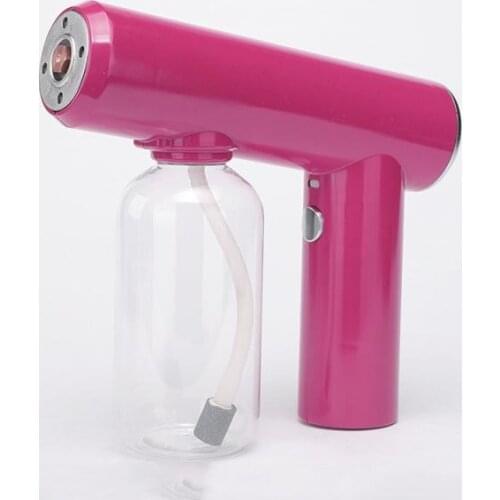 250ML Nano Atomizer Sprayer Mist Disinfection Machine Sprayer Portable Steam Atomizer Spray Blue Light Wireless Steam