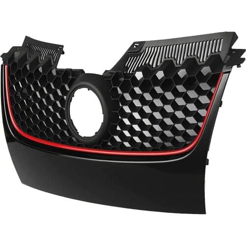 Gloss Black Front Bumper Kidney Grill Grilles for Volkswagen for VW Golf v Mk5 Jetta Gti Gt Sport 2006 2007 2008 2009