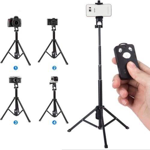 YUNTEN 1688 3 in1 Bluetooth Remote Shutter Handle Selfie Stick Mini Table Tripod For IOS Android Iphone Samsung Smartphone Gopro