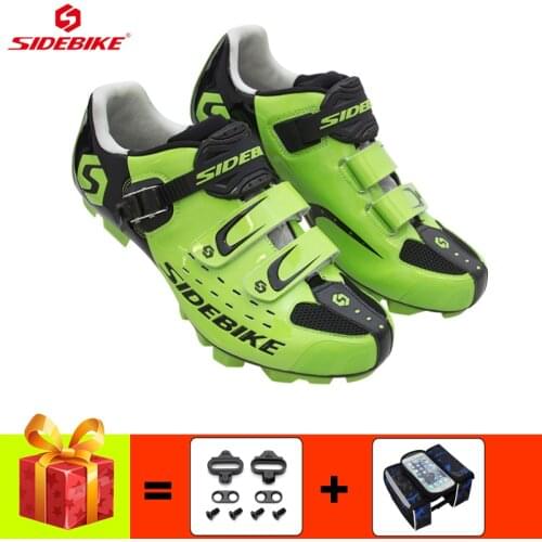 SIDEBIKE Mountain bike men women cycling shoes add cleats sapatilha ciclismo mtb self-locking breathable non-slip pro bike shoes