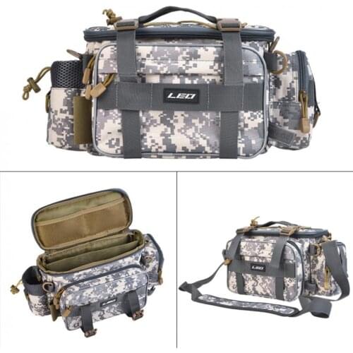 40 x 17 x 20cm Fishing Bag Multifunctional Waterproof Outdoor Waist Shoulder Bag Case Fishing Reel Lure Camera Storage Bag