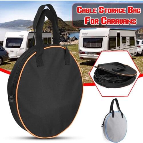 Car RV Caravans Wire Cable Harness Storage Bag Case Motorhome Gardening Portable Heavy Duty Cable Organizer