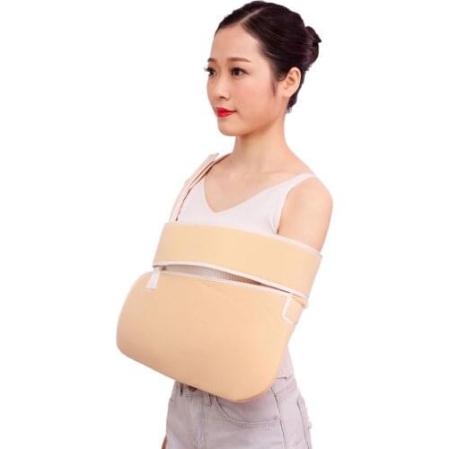 Comfortable Adults Left/Right Shoulder Sling Adjustable Shoulder Arm Hand Sling Brace Elbow Support Wrap Stabilize Arm