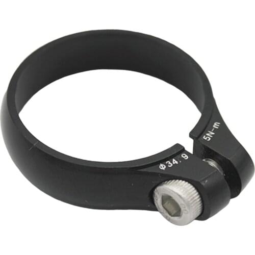 Bike Bicycle SeatPost Clamp Carbon Seat Tube Clamp Fit for 31.8/34.9mm MTB Bike
