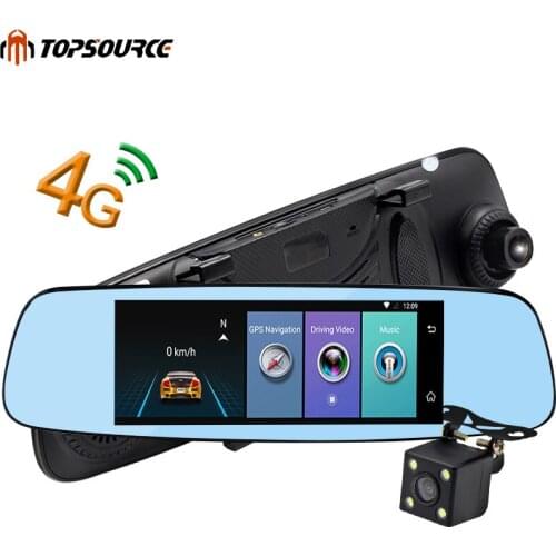 7.86" 4G Portable Car DVR Mirror GPS Bluetooth Dual Lens rear view camera Video Recorder Full HD 1080P Automobile DVRs dash cam