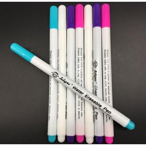 1Pcs Water Erasable Pen Embroidery Cross Stitch Grommet Ink Fabric Marker Washable
