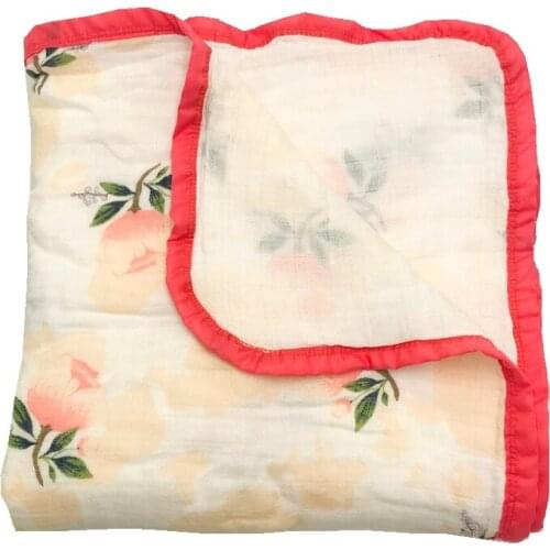 4 Layers 100% Cotton Blankets Muslin Swaddle Blanket Newborn Photography Accessories Soft Wrap Bedding Baby Bedding Bath Towel