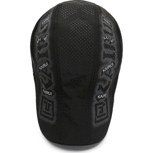 Summer Forward Driving Flat Quick Drying Golf Beret Cap For Adult and Kids MeshThin Outdoor Breathable Fashion Retro Berets Hat