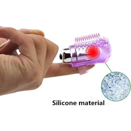 Candiway 2 Colors Waterproof Orgasmic Tiny Finger Ring Vibration Thorns G Spot Clitoris Massager Masturbation Sex Toys For Woman