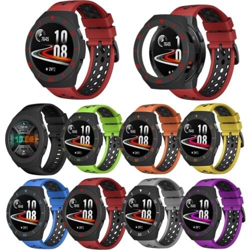 Colorful Protective Case- Cover for Hua-wei GT2e GT2 e Sport Case- Protector For Hua-wei GT 2e Smart Watch Accessories