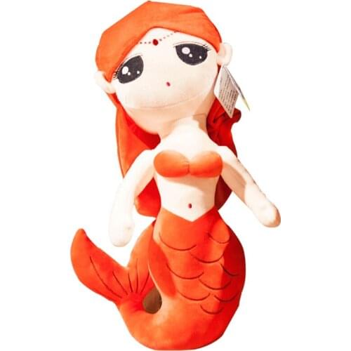 Dorimytrader Big Lovely Cartoon Beauty Mermaid Plush Doll Fashion Stuffed Soft Sea-maid Toy Pillow Girl Present 31inch 80cm