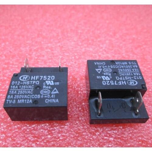 HOT NEW 12V relay HF7520-012-HSTPQ HF7520 012-HSTPQ HF7520-012HSTPQ 012HSTPQ 12V 12VDC DC12V DIP6 10PCS/LOT