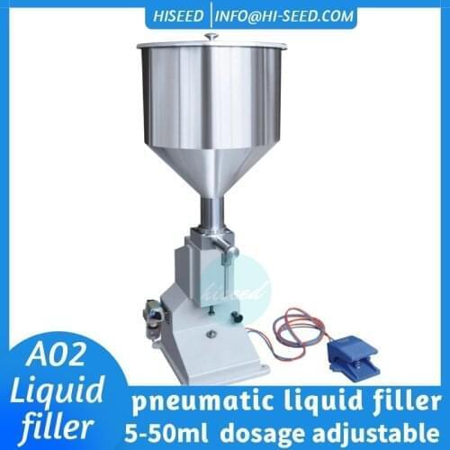 A02 Manual Liquid Cream Quantitative Filling Small Piston Type Medical Grade High Precision Dispensing