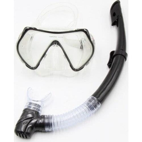 Snorkeling Diving Mask Semi-dry Snorkel Set Swimming Goggles Breath Tube