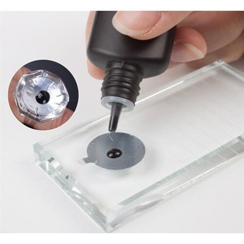 300pcs Disposable Grafted Eyelash Extension Glue Holder Pallet Makeup Gasket Sticker Pallet Beauty Makeup Tool