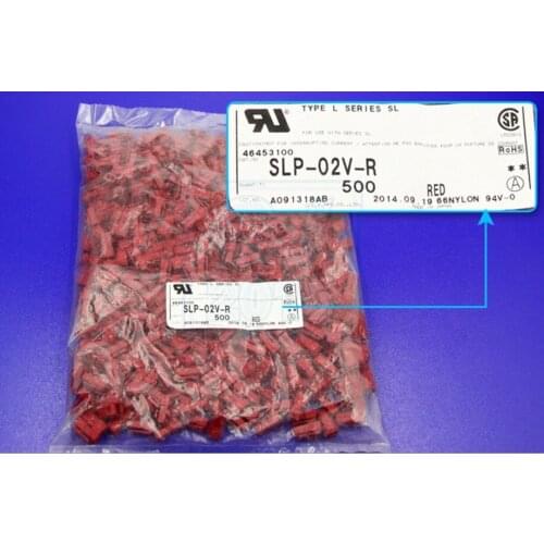 SLP-02V-R Red color HOUSINGS Connectors terminals housings 100% new and original parts