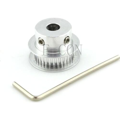 1pcs GT2 Timing Pulley 32 Teeth Alumium Bore 5mm/6.35mm/8mm/10mm for Width 6mm GT2 Timing Belt and 3D Printer CNC Stepper Motor