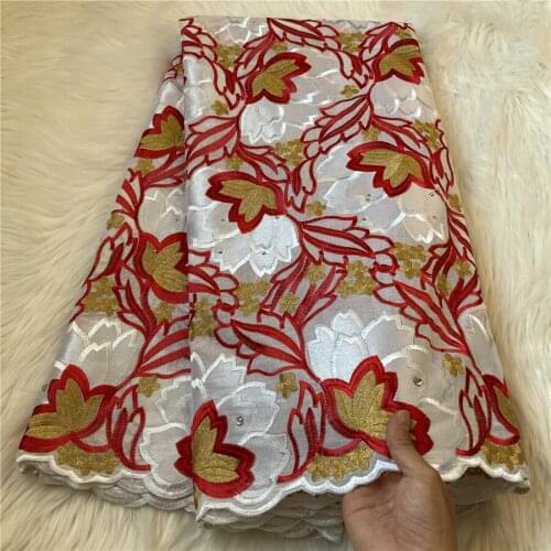 Swiss Voile Lace In Switzerland Tissu African Dry Lace Nigerian Polish Lace Hot Sale Cotton Fabric High Quality 5yards