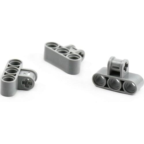 50/100pcs Technical Building Blocks 63869 Axle and Pin Connector Perpendicular Triple MOC Tank Parts Techinical Connectors