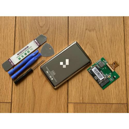 For iPod Classic 7th 5.5th 5th Gen 160GB REPLACE MK1634GAL MK3008GAL MK6008GAH MK8010GAH 256G Back Cover Rear Case