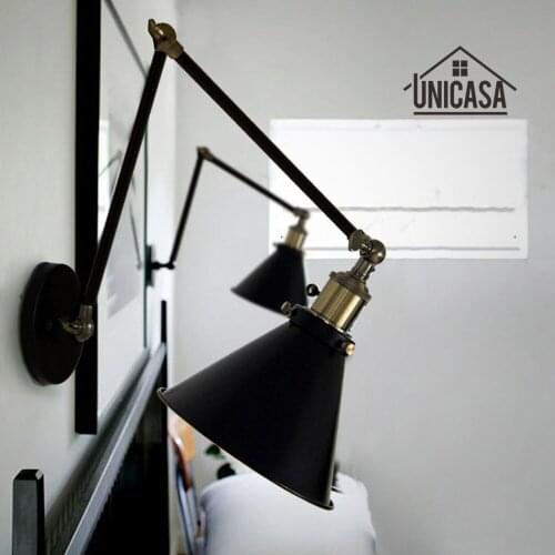 Vintage Wrought Iron Wall Lights Kitchen Antique Indoor Wall Sconce Industrial Chandelier Lighting Black Modern Small LED Lamp