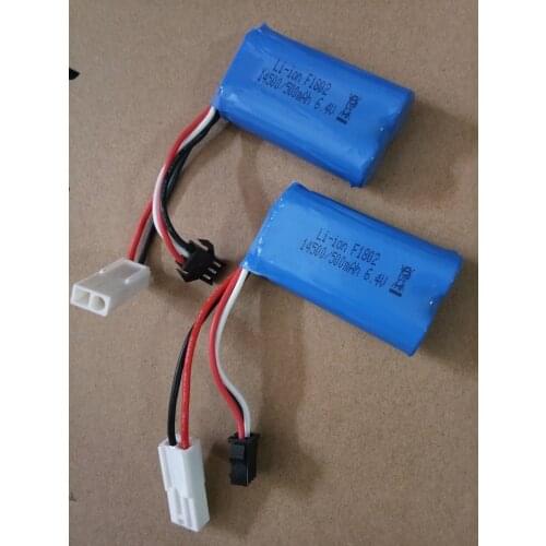 XQWR14-1 2.4G RC truck 6.4v 500mAh Li-ion battery 2pcs/lot