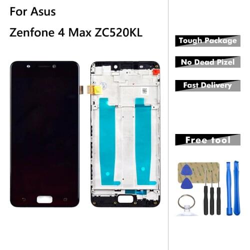 For Asus Zenfone 4 Max ZC520KL LCD Display Touch Screen Digitizer Assembly Replacement For ZC520KL LCD Screen With Frame