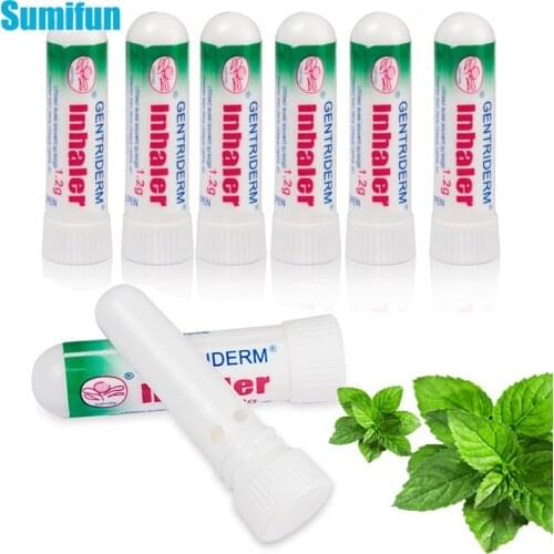 3 pcs Nasal Inhaler Mint Nasal Essential Oils Original Thailand Rhinitis Cream Headache Runny Nose Refresh Cool Herbal Oil D3391