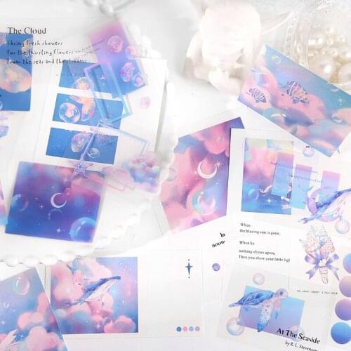 4packs/LOT neverland series creative simplicity material package message paper memo pad