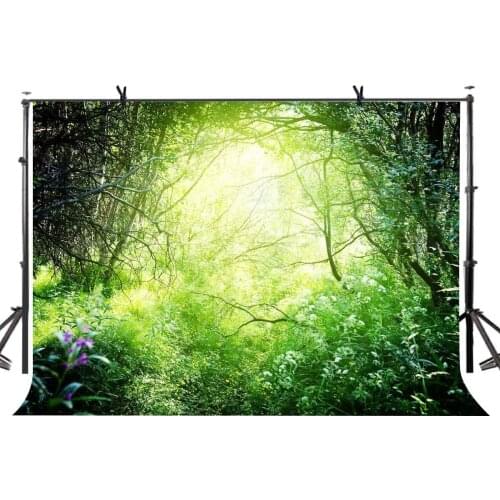 7x5ft Tropical Jungle Backdrop Emerald Tropical Jungle Nature Photography Background and Studio Photography Backdrop Props