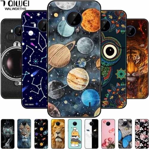 For Nokia C20 Plus Case Silicone Soft TPU Phone Cases for Nokia C30 / C 20 Plus Back Cover Space Bumper For NokiaC20 + C20Plus